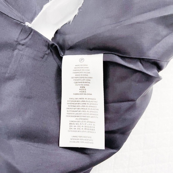 Michael Kors Black Tailored Open Blazer 2 Front Pockets SZ8 - Picture 2 of 7